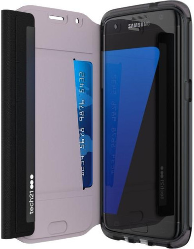 Tech21 Evo Wallet Samsung Galaxy S7 Edge Zwart is nooit meer leverbaar