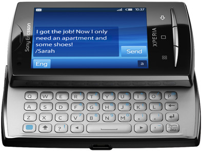 Sony Ericsson Xperia X10 Mini Pro U20i Black is nooit meer leverbaar
