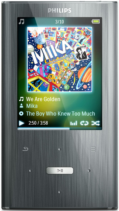 Philips GoGear Ariaz 4 GB is nooit meer leverbaar