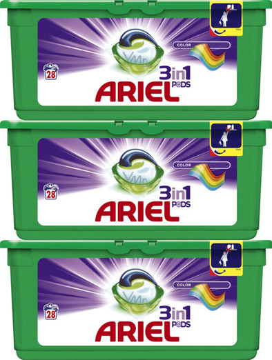 Ariel 3in1 Pods Color (84 pieces) | Coolblue