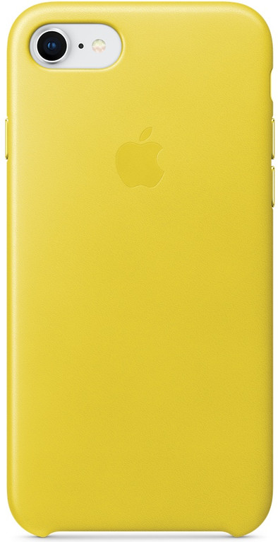 Apple iPhone 7/8 Leather Back Cover Lentegeel is nooit meer leverbaar