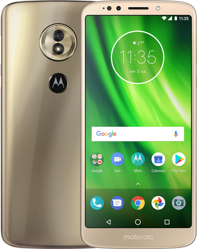 Motorola Moto G6 Play Goud is nooit meer leverbaar