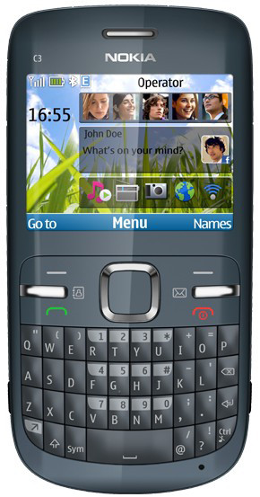 Nokia C3-00 Slate Grey Hi Prepaid is nooit meer leverbaar