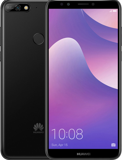 Huawei Y7 (2018) Dual Sim Zwart is nooit meer leverbaar