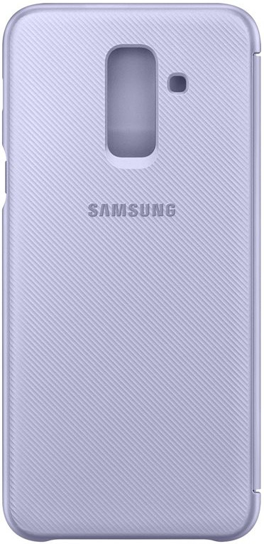 Samsung Galaxy A6 Plus (2018) Wallet Cover Book Case Paars is nooit meer leverbaar