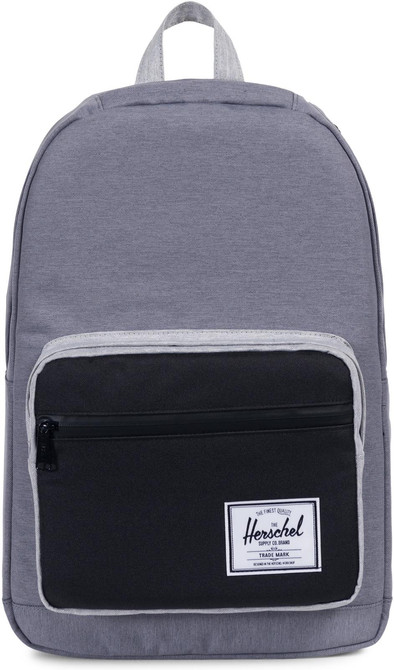 Herschel Pop Quiz Mid Grey Crosshatch/Black is nooit meer leverbaar