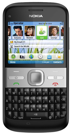 Nokia E5-00 Carbon Black is nooit meer leverbaar