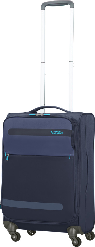 American Tourister Herolite Super Light Expandable Spinner 55cm Midnight Blue is nooit meer leverbaar