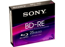 Sony 3BNE25B Blu-ray Rewritable Discs 25 GB is nooit meer leverbaar