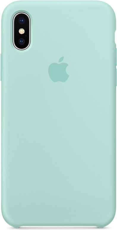 Apple iPhone X Silicone Back Cover Mintgroen is nooit meer leverbaar