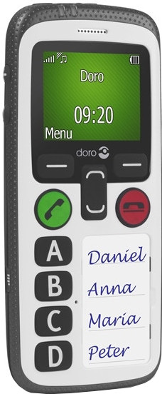 Doro Secure 580 senioren telefoon wit is nooit meer leverbaar