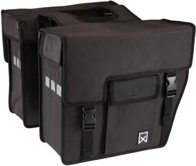 Willex Dubbele Shopper Afgeschuind Zwart is nooit meer leverbaar