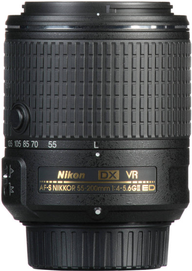 Nikon AF-S 55-200mm f/4-5.6G ED VR II DX is nooit meer leverbaar
