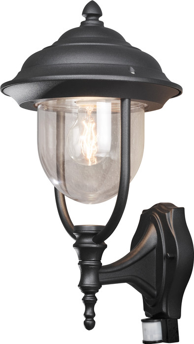 Konstmide Parma Wand XL Zwart 1 Lichtpunt met Sensoren is nooit meer leverbaar