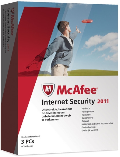 McAfee Internet Security 2011 3 User Attach is nooit meer leverbaar