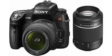 Sony Alpha A580 + 18-55mm + 55-200mm is nooit meer leverbaar