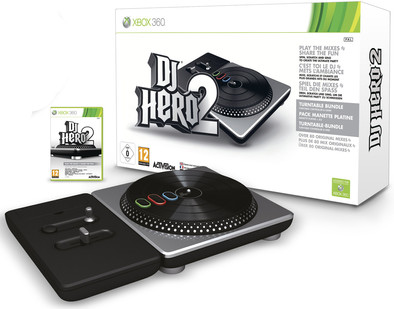 DJ Hero 2 + Draaitafel Xbox 360 is nooit meer leverbaar