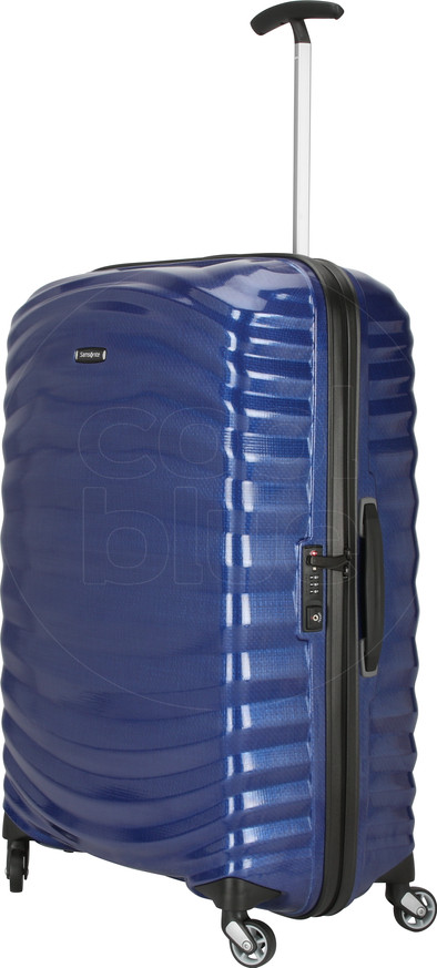 Samsonite Lite-Shock Spinner 75cm Deep Blue is nooit meer leverbaar