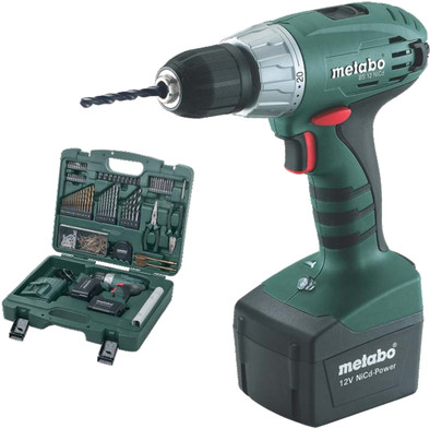 Metabo Accuboormachine BS 12V + 2e Accu + Acc. Koffer is nooit meer leverbaar