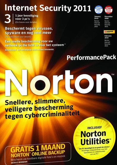 Norton Internet Security 2011 Performance Pack 3 User NL is nooit meer leverbaar