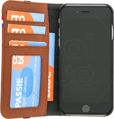 Decoded Leather Wallet Apple iPhone 6/6s/7 Brown is nooit meer leverbaar