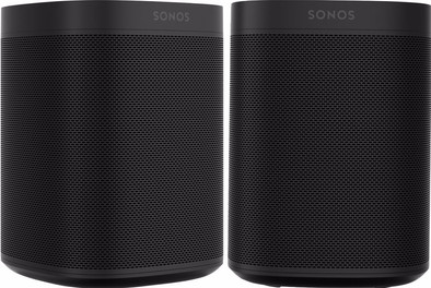 Sonos One Duo Pack Zwart is nooit meer leverbaar