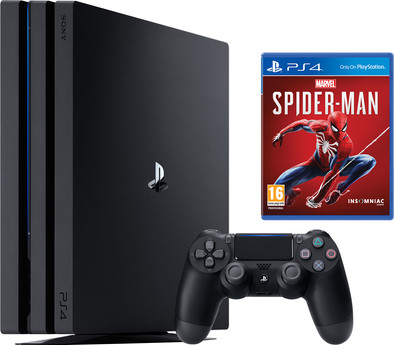 Sony PlayStation 4 Pro 1 TB Spider Man Bundel is nooit meer leverbaar