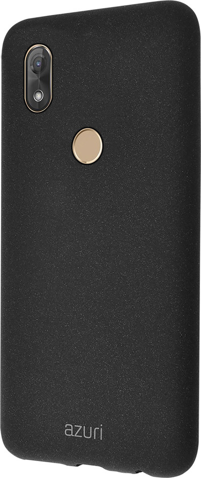 Azuri Flexible Sand Wiko View 2 Back Cover Zwart is nooit meer leverbaar