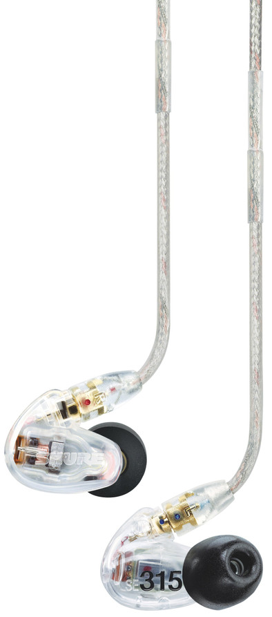 Shure SE315 Transparant is nooit meer leverbaar