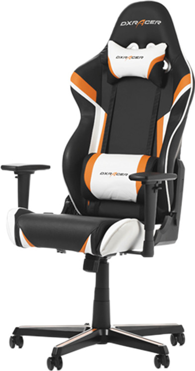 DXRacer RACING Gaming Chair Zwart/Oranje/Wit is nooit meer leverbaar