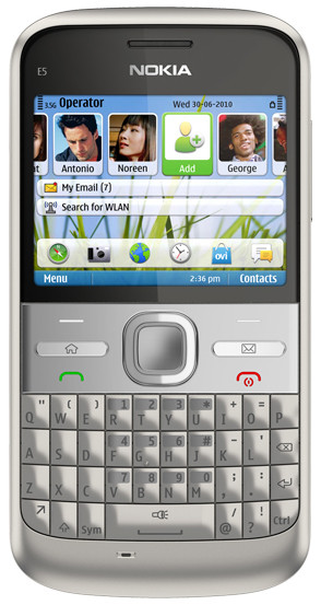 Nokia E5-00 Silver Grey QWERTY is nooit meer leverbaar