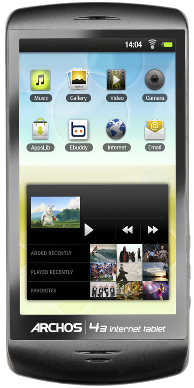 Archos 43 Internet Tablet 16 GB is nooit meer leverbaar