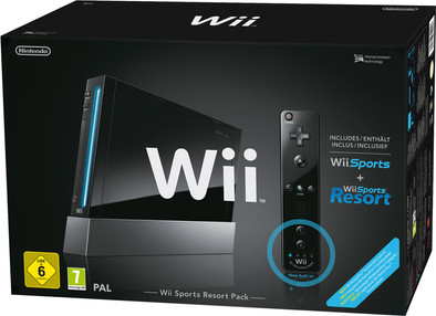 Nintendo Wii Sports Resort Plus Pack Black is nooit meer leverbaar