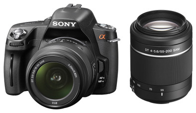 Sony Alpha A390 + 18-55 + 55-200 Kit is nooit meer leverbaar