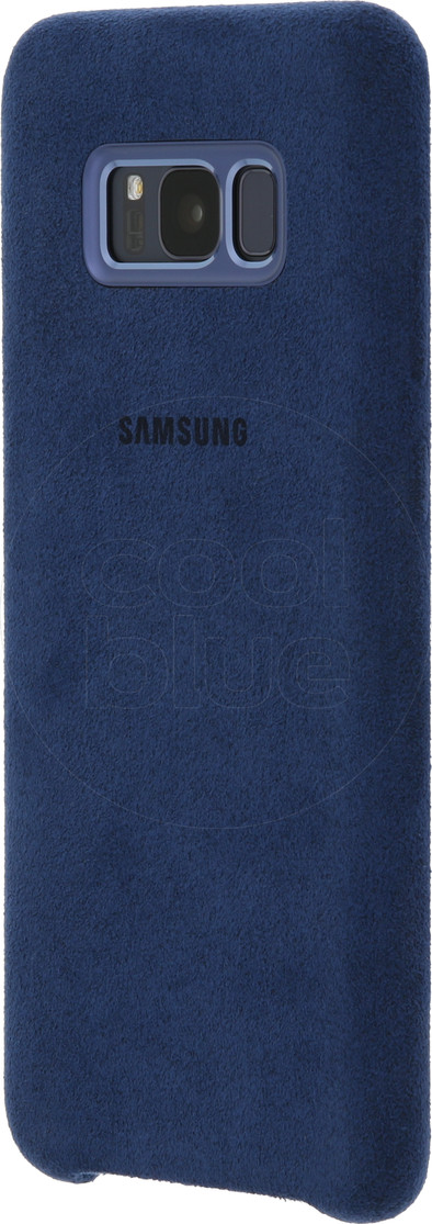 Samsung Galaxy S8 Plus Alcantara Back Cover Blauw is nooit meer leverbaar