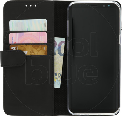Azuri Wallet Magneet Samsung Galaxy S8 Plus Book Case Zwart is nooit meer leverbaar