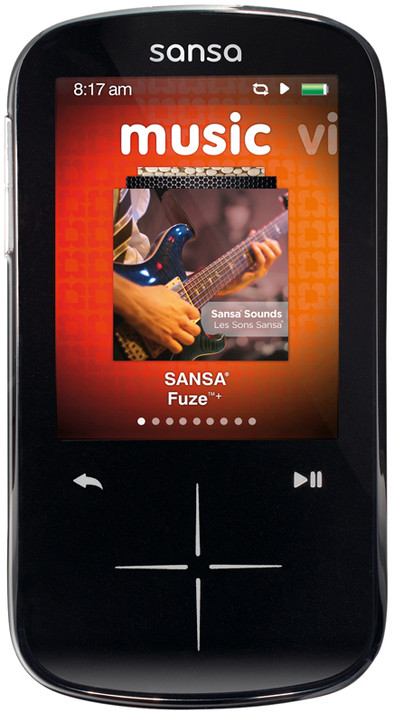 Sandisk Sansa Fuze+ 4 GB Zwart is nooit meer leverbaar