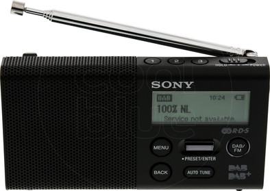 Sony XDR-P1DBP Black | Coolblue | Radios