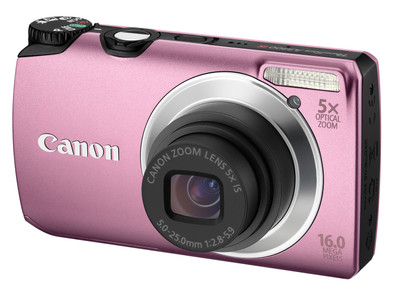 Canon PowerShot A3300 Pink is nooit meer leverbaar