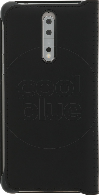Nokia 8 Flip Book Case Zwart is nooit meer leverbaar