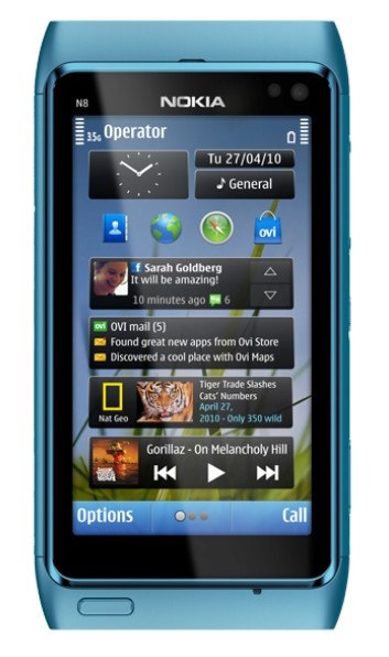 Nokia N8-00 Blue is nooit meer leverbaar