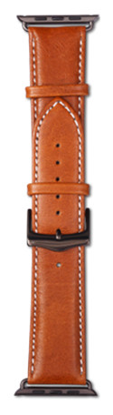 DBramante1928 Copenhagen Apple Watch 42mm Leather Watch Strap Brown/Black is no longer available