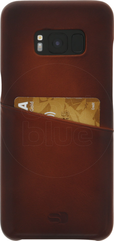Senza Desire Leather CS Samsung Galaxy S8 Back Cover Bruin is nooit meer leverbaar