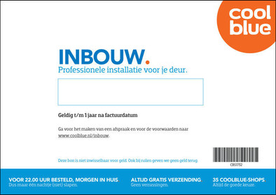 Inbouw Service op Locatie is nooit meer leverbaar