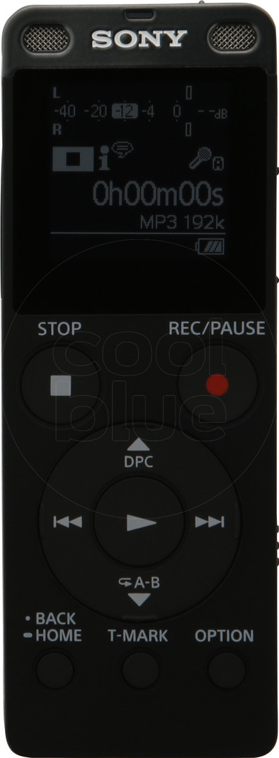 Sony ICD-UX560B is nooit meer leverbaar