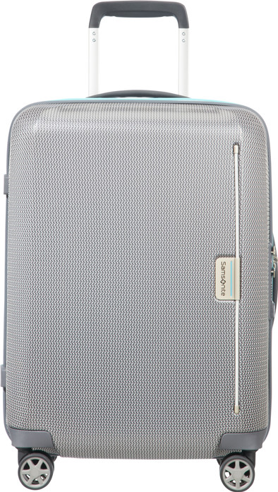 Samsonite Mixmesh Spinner 55cm Gray / Capri Blue | Coolblue