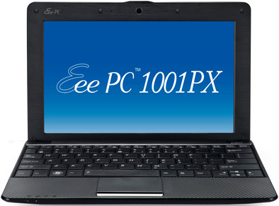 Asus Eee PC 1001PX Zwart is nooit meer leverbaar