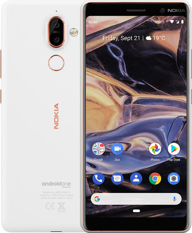 Nokia 7 Plus Wit is nooit meer leverbaar