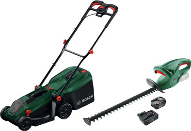 Bosch Rotak 18V-32 + Bosch EasyHedgeCut 18-45 Li + Bosch Starterset 18V 4,0 Ah is nooit meer leverbaar