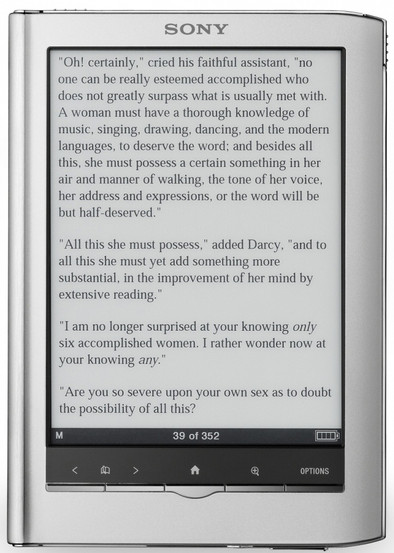 Sony Reader Touch Edition PRS-650 Silver is nooit meer leverbaar